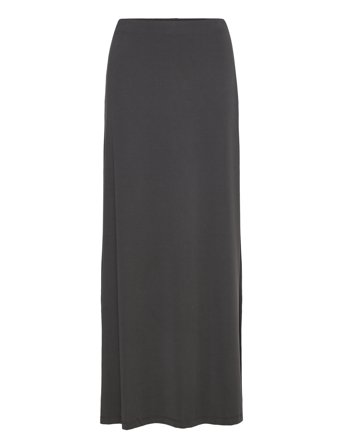 Weekday Signe Drapy Maxi Skirt - Black - XS