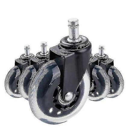 Kontorstol hjul erstatning hjul 4 stk Universal Fit Hardware Tregulv teppe 3 tommer