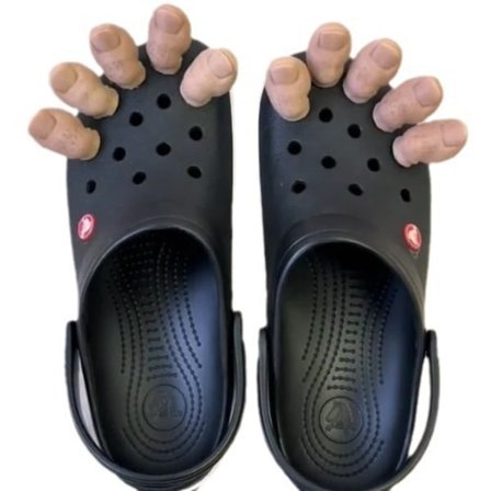 Ny 3D Crocs sko spenne avtakbar stor tå dekorasjon morsomme kreative tilbehør 3 stk