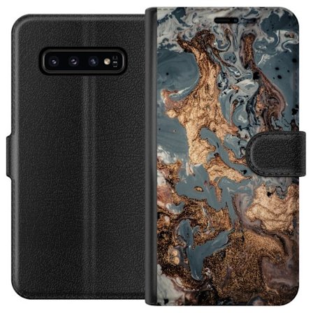 Kompatibelt Plånboksfodral till Samsung Samsung Galaxy S10 Mönster