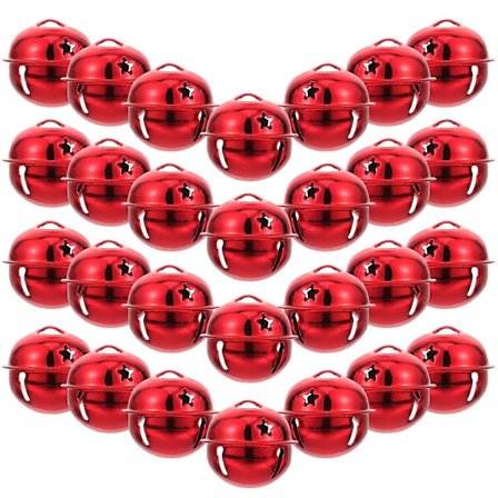 30 stk. Kjæledyrbjelle Halsbånd Bjelle Sjarm Halskjede Anheng Julebjelle Dekor