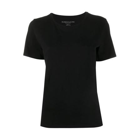 Majestic Filatures T-Shirts svart, Dam, Dam, Storlek: L