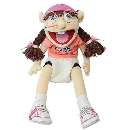 Jeffy Phoebe Syster Handdocka Plyschleksak Phoebe Hatt Handdocka Spel Fylld Docka Barnpresenter