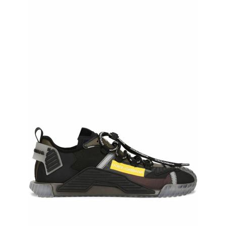 Dolce & Gabbana NS1 Panelled Low-Top Sneakers Grøn, Herre, Størrelse: 40 EU