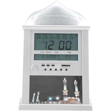 Digitalt vækkeur Islamisk vækkeur Azan vægur Muslim P-WELLNGS