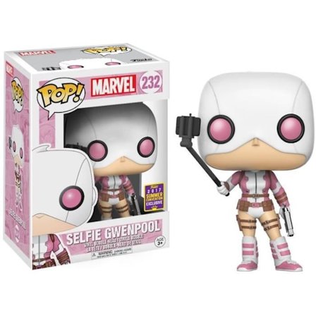 Figurine Funko Pop! - Marvel - Gwenpool - Vit - Barn - Blanda