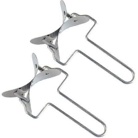 Sæt med 2 rustfrie stål-fedtkugler til pierogi, ravioli og cookies