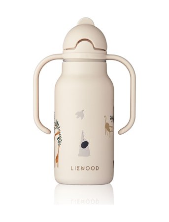 Liewood Kimmie Water Bottle 250 Ml - Cream - 250 ML