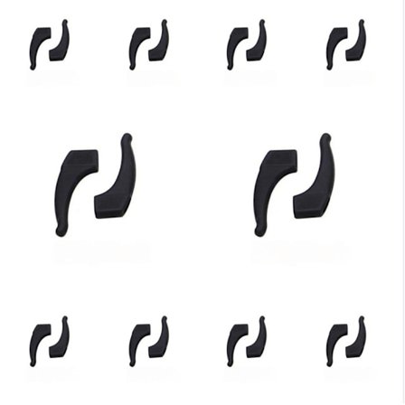 10 Par Anti-Slip Brille Ørekroge - Sikkert Fit til Briller