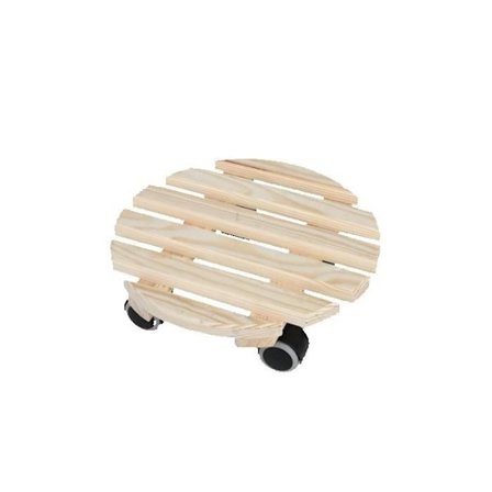 Rund kruka - D 28,8 x H 8,3 cm - Beige