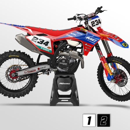 Decalset 24MX GasGas Fast - Gas Gas EX 250 2022-2025