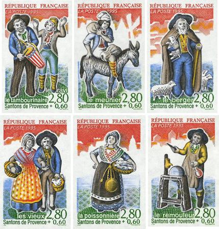Frankrig 1995 - Utakket - YT ND2976-2981 - Postfrisk