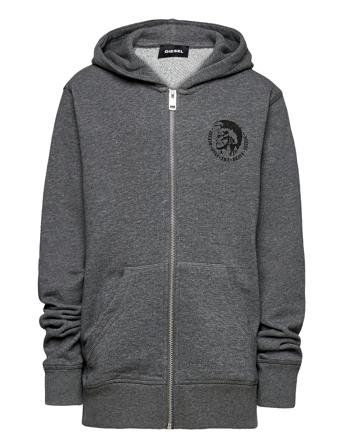 Umlt-Sbrandon-Z Sweat-Shirt Grey Diesel