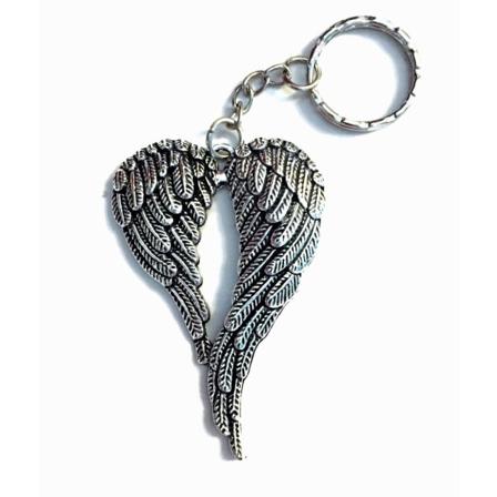 Nyckelring - Vingar - Änglavingar Silver