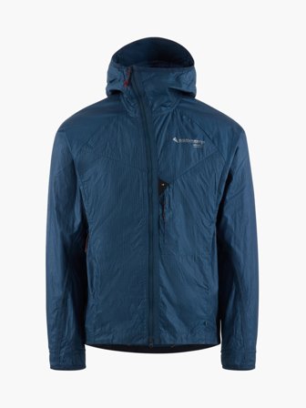 Klättermusen Ansur Hooded Wind Jacket Men's - Mountain Blue - S