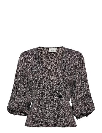 Ilagz Blouse Ms21 Brown Gestuz