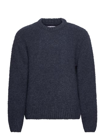 Edwin | Dun Textured Sweater-Ink | L