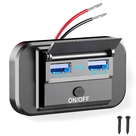 Dubbla USB -portar Laddare Snabbladdare Bussladdare