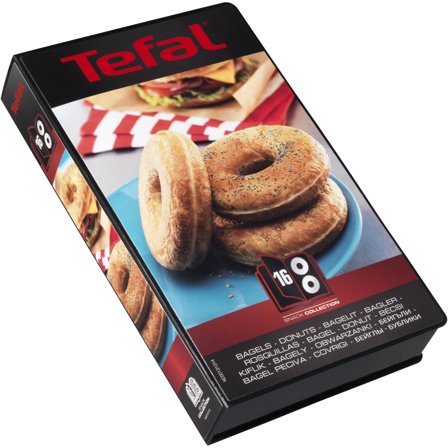 Tefal Snack Collection plater: Bagels / donuts (16) - Kjøp kjøkkenmaskin hos Bakeren og Kokken