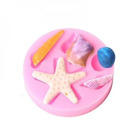 Skalsnäcka och sjöstjärna form form