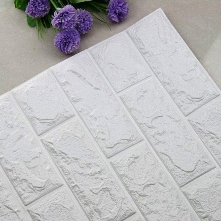 Seinätarra/Wallsticker Tiili 70cm x 77cm - Valkoinen