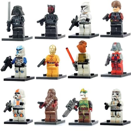 Star Wars Byggeklosser Sett Lucidus Monterte Leksaker