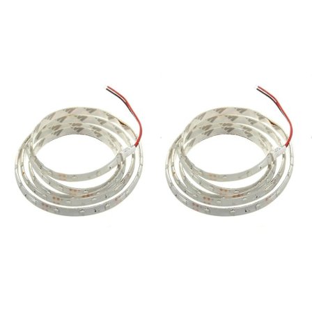 2x 1m 60-3528 Smd Vattentät Led Strip Ljus Dc12v (blå)