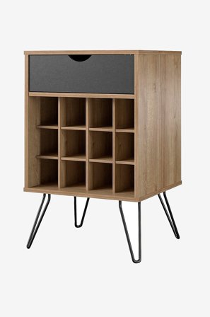 Novogratz - Juoma Säilytysteline Concord - Ruskea - Senkit & sivupöydät - - Homeroom