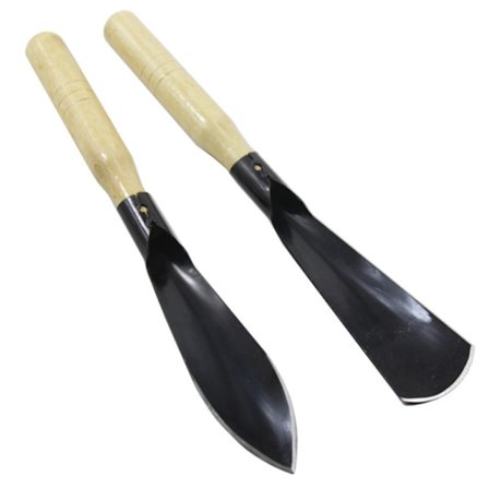 Trädgårdsspade gräva vilda grönsaker järnspade vitlök plantering blomma vitlök planta spade rostfritt stål jordbruk grönsaksträdgård också