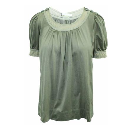Chloé Pre-owned Top , Groen , Dames , Maat: S
