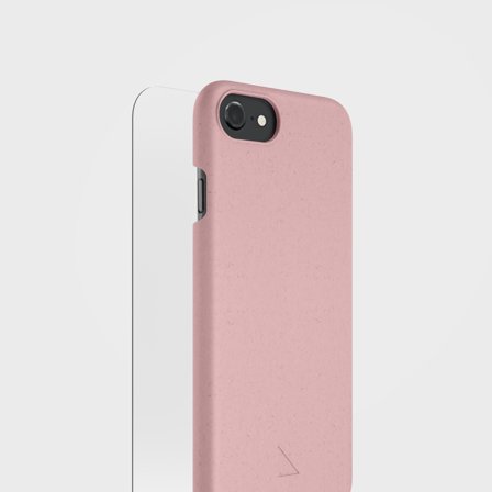 Dusty Pink Phone Case & Screen Protection Bundle | agood, iPhone 6 7 8 SE