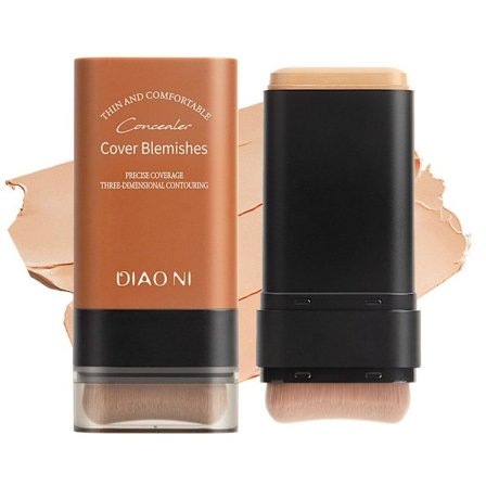 Makeup Foundation Stick Naturlig täckning Dubbeländad Concealer*.