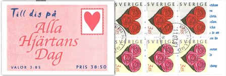 Sverige 1997 - AFA 1910-1911 - Frimærkehæfte - Stemplet