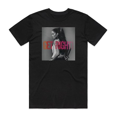 Jennifer Lopez Get Right T-shirt Svart