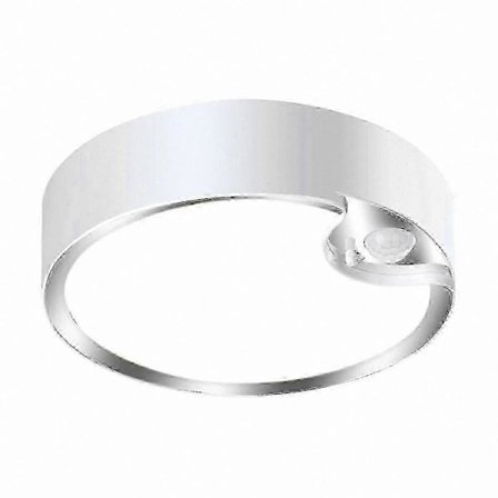 Batteridriven LED-taklampa med rörelsesensor, IP64 Vattentät, Rund infälld montering för inom- och utomhusbruk hwy