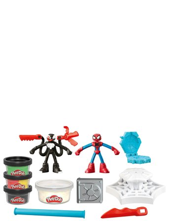 Play Doh Play-Doh Marvel Spider-Man Launch & Slice Battle Multi/patterned
