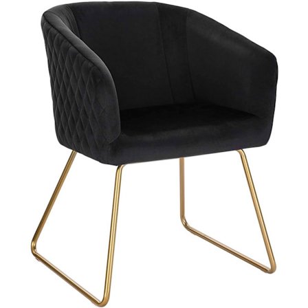 Rootz Velvet Dining Chair - Köksstol - Stoppad stol - Ergonomisk design - 76,5 cm x 43 x 41 cm - Bordeaux/Mörkgrå/Rosa/Mörkgrön/Svart