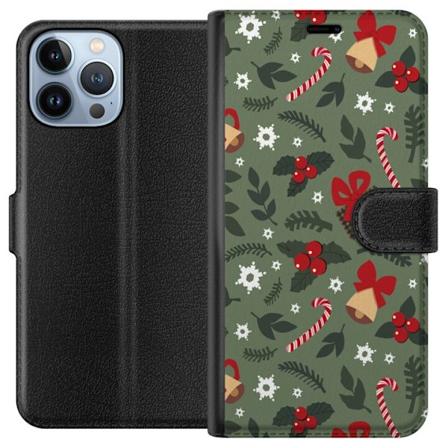 Apple iPhone 13 Pro Max Tegnebogsetui Glædelig Jul mønster
