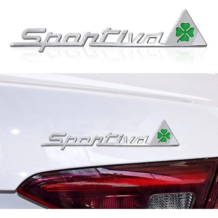 3D Bilklistremerke med Logo kompatibel Alfa Romeo Models3d Bilklistremerke med Logo kompatibel Alfa Romeo Models