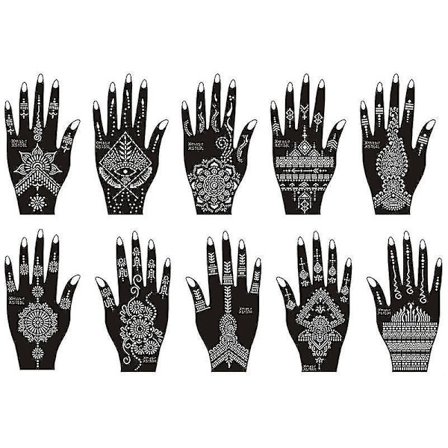 Henna Tattoo Stencil Kit