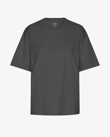 Oversized Organic T-Shirt - Lava Grey - Female - M