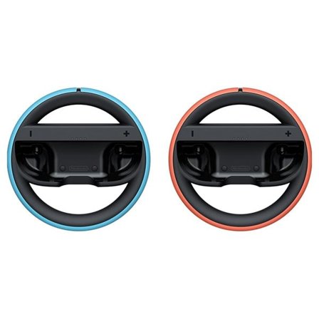 Nintendo Switch 2 Joy-Con Wheel 2-pack – rattillbehör i blå och röd