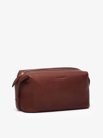 John Henric Men's Kastanienbrauner Kulturbeutel Size Onesize