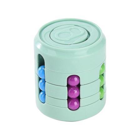 Børns Artikler Stressaflastende Legetøj Fingertop Puslespil Høj kvalitet ABS 6 X 6 X 7 Cm Kugleleje Spinner green