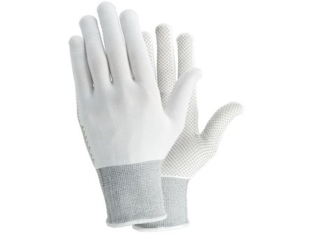 TEGERA Textilhandske 931 noppor vit 6 - Lyreco - Skyddsutrustning - Skyddshandskar - Textilhandskar