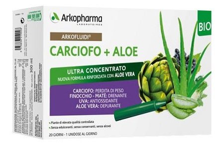 Arkofluid Carciofo + Aloe Vera 20 Flaconcini Da 200g