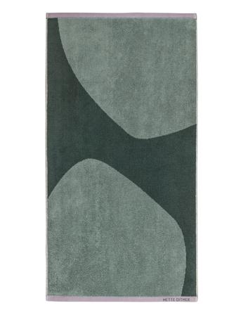 Rock Bath Towel Home Bathroom Textiles Towels & Bath Towels Vihreä Mette Ditmer