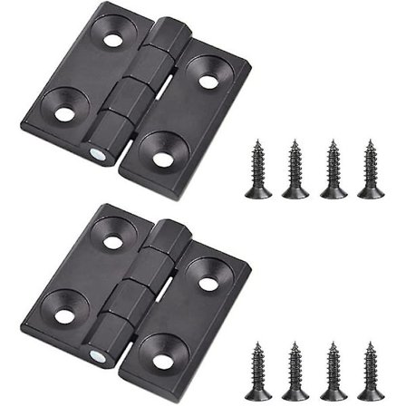 2 stk. Skabshængsler Dørhængsel Skabshængsler Til Skabsdør Zink Legering Med Skruer