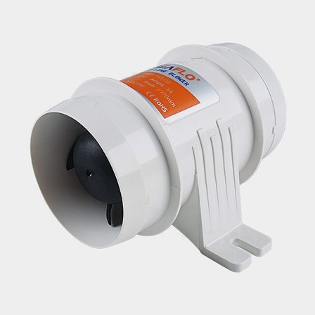 Engine compartment blower SEAFLO In-Line Blower, 24 V, inline, Ø75 mm (3") - Ø75 mm (3"), 4.1 m³/minute
