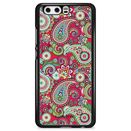 Bjornberry Skal Huawei P10 Plus - Röd Paisley